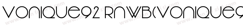 Vonique92 rnWB(Vonique92)字体转换